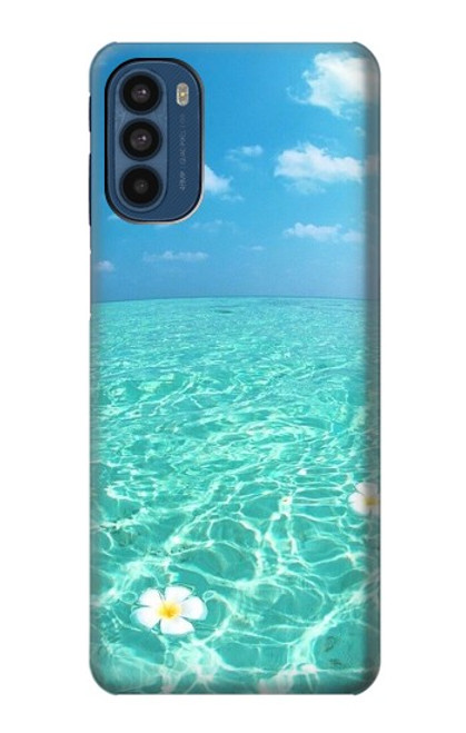 S3720 Summer Ocean Beach Etui Coque Housse pour Motorola Moto G41