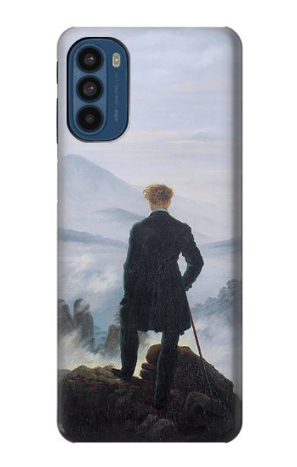 S3789 Wanderer above the Sea of Fog Etui Coque Housse pour Motorola Moto G41