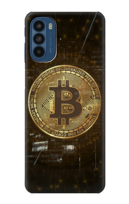 S3798 Crypto-monnaie Bitcoin Etui Coque Housse pour Motorola Moto G41