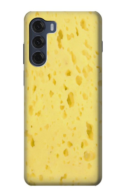 S2913 Texture de fromage Etui Coque Housse pour Motorola Moto G200 5G