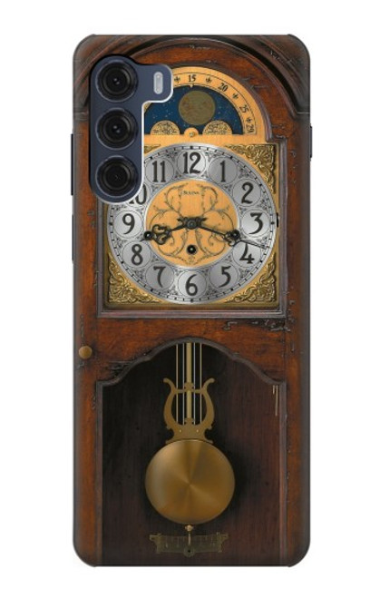 S3173 Grand-père Horloge Antique Horloge murale Etui Coque Housse pour Motorola Moto G200 5G