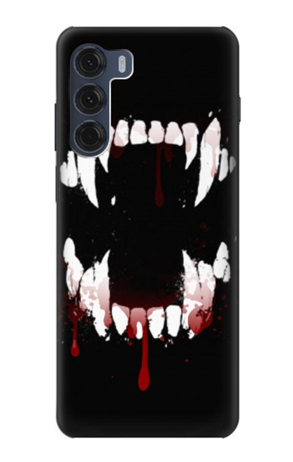 S3527 dents de vampire Etui Coque Housse pour Motorola Moto G200 5G