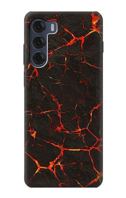 S3696 Magma de lave Etui Coque Housse pour Motorola Moto G200 5G