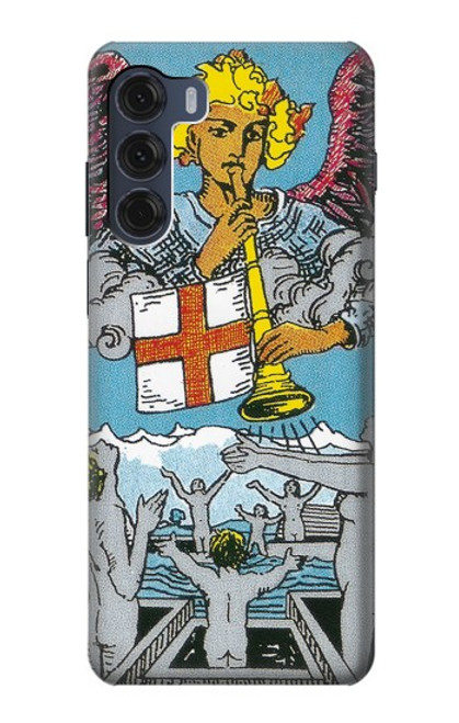 S3743 Carte de tarot le jugement Etui Coque Housse pour Motorola Moto G200 5G