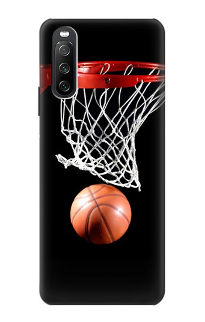S0066 Le basket-ball Etui Coque Housse pour Sony Xperia 10 III Lite