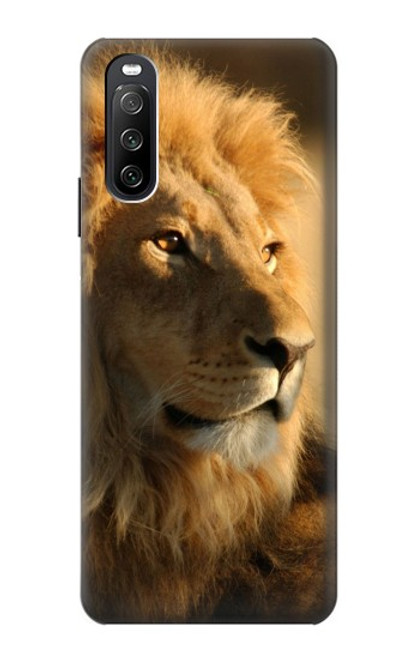 S1046 Le Roi Lion de la forêt Etui Coque Housse pour Sony Xperia 10 III Lite