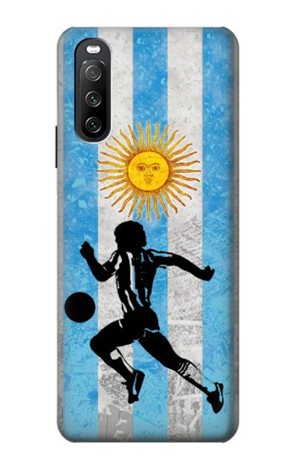 S2977 Argentine Football Football Etui Coque Housse pour Sony Xperia 10 III Lite