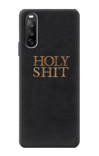 S3166 Drôle Holy Shit Etui Coque Housse pour Sony Xperia 10 III Lite