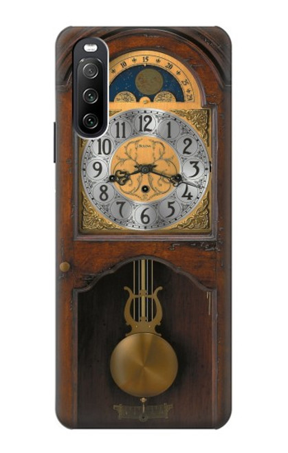 S3173 Grand-père Horloge Antique Horloge murale Etui Coque Housse pour Sony Xperia 10 III Lite