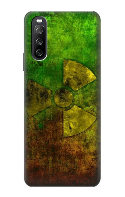 S3202 Symbole de danger radioactif nucléaire Etui Coque Housse pour Sony Xperia 10 III Lite