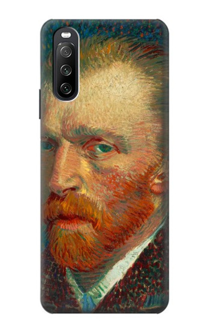 S3335 Vincent Van Gogh Autoportrait Etui Coque Housse pour Sony Xperia 10 III Lite