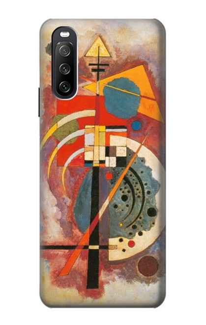 S3337 Wassily Kandinsky Hommage a Grohmann Etui Coque Housse pour Sony Xperia 10 III Lite