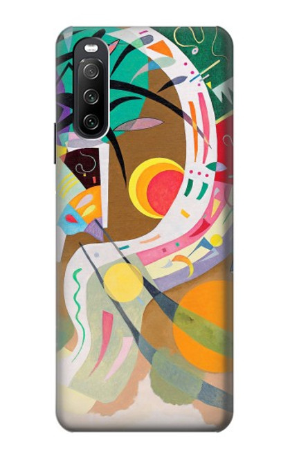 S3346 Vasily Kandinsky Guggenheim Etui Coque Housse pour Sony Xperia 10 III Lite