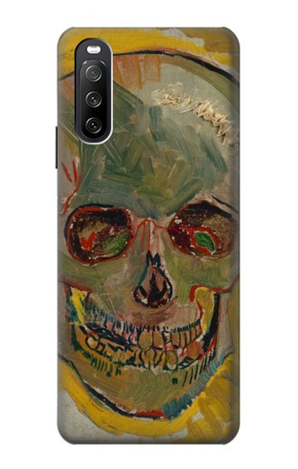 S3359 Vincent Van Gogh Crâne Etui Coque Housse pour Sony Xperia 10 III Lite