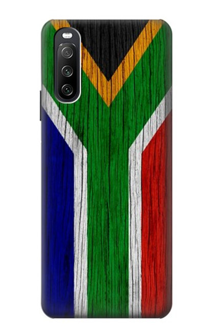 S3464 Afrique du Sud Drapeau Etui Coque Housse pour Sony Xperia 10 III Lite