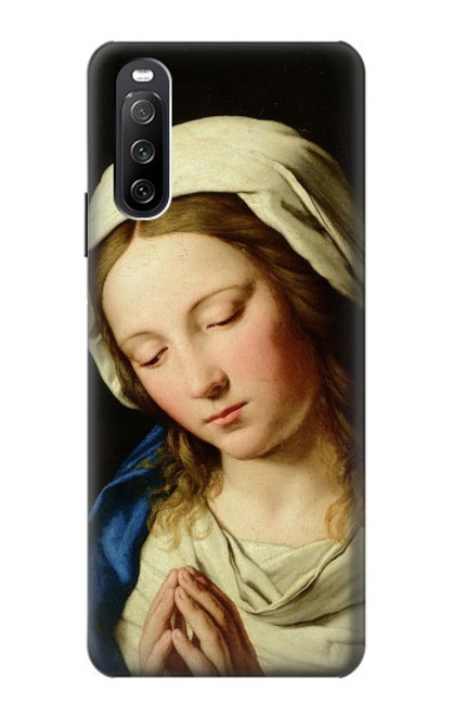 S3476 Prière Vierge Marie Etui Coque Housse pour Sony Xperia 10 III Lite