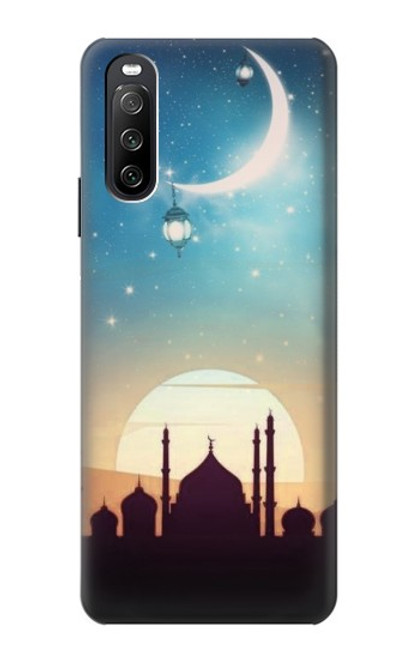 S3502 Coucher de soleil islamique Etui Coque Housse pour Sony Xperia 10 III Lite