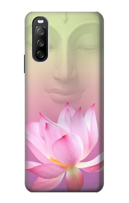 S3511 Fleur de lotus Bouddhisme Etui Coque Housse pour Sony Xperia 10 III Lite