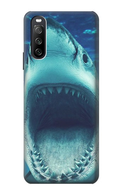 S3548 Requin-tigre Etui Coque Housse pour Sony Xperia 10 III Lite