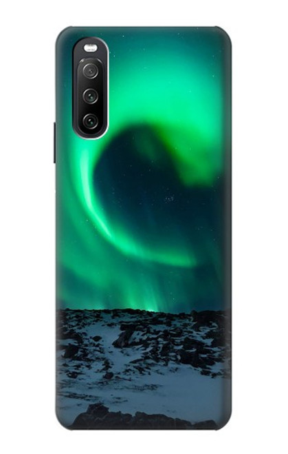 S3667 Aurora Northern Light Etui Coque Housse pour Sony Xperia 10 III Lite