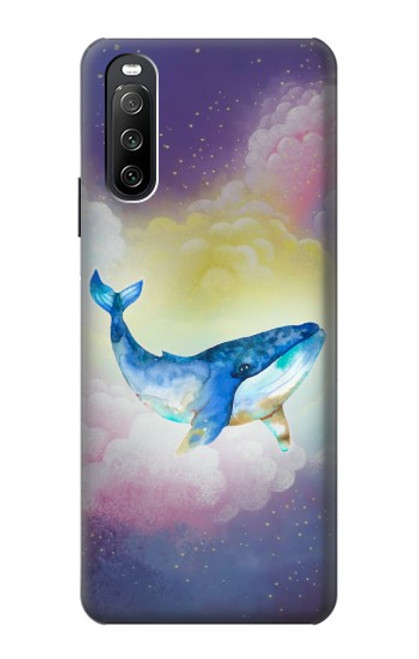 S3802 Rêve Baleine Pastel Fantaisie Etui Coque Housse pour Sony Xperia 10 III Lite