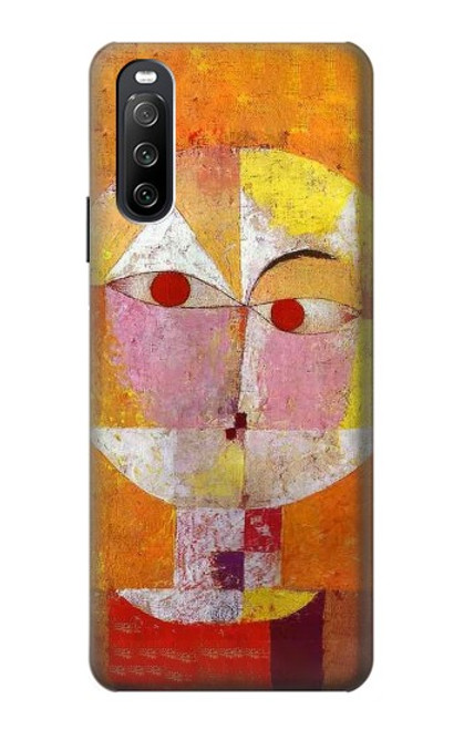 S3811 Paul Klee Senecio Homme Tête Etui Coque Housse pour Sony Xperia 10 III Lite