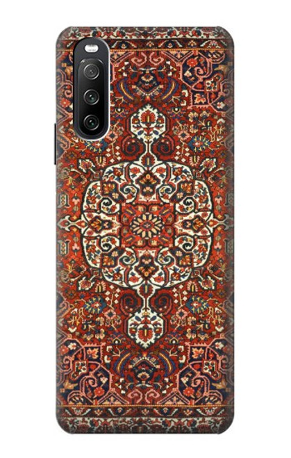 S3813 Motif de tapis persan Etui Coque Housse pour Sony Xperia 10 III Lite