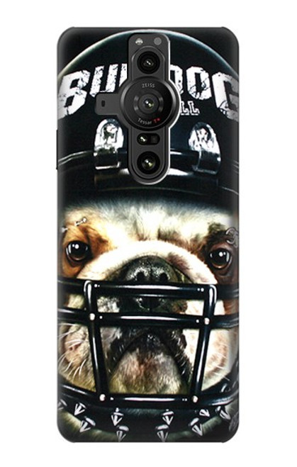 S0098 Bouledogue Football américain Etui Coque Housse pour Sony Xperia Pro-I