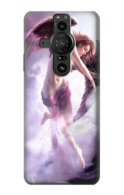 S0407 fantaisie Ange Etui Coque Housse pour Sony Xperia Pro-I