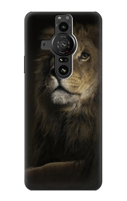 S0472 Lion Etui Coque Housse pour Sony Xperia Pro-I