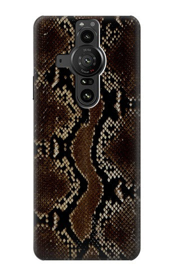S0553 serpent Peau Etui Coque Housse pour Sony Xperia Pro-I