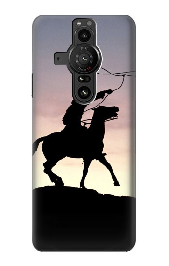 S0773 Cow-boy Etui Coque Housse pour Sony Xperia Pro-I