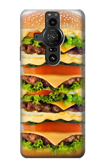 S0790 Hamburger Etui Coque Housse pour Sony Xperia Pro-I