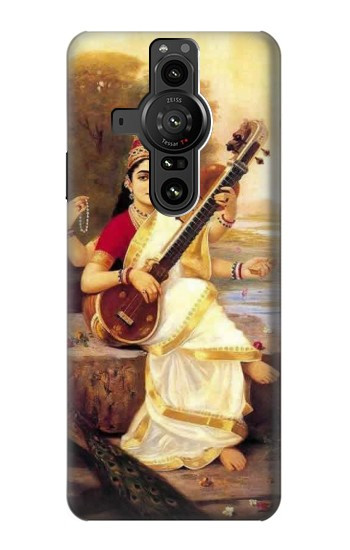 S1420 Saraswati déesse hindoue Etui Coque Housse pour Sony Xperia Pro-I