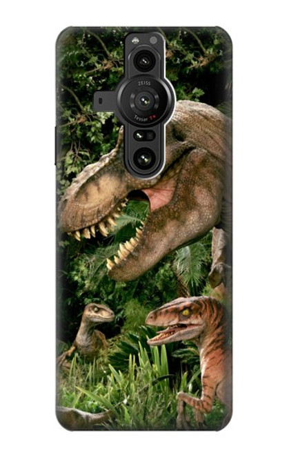 S1452 Dinosaur Trex Raptor Etui Coque Housse pour Sony Xperia Pro-I