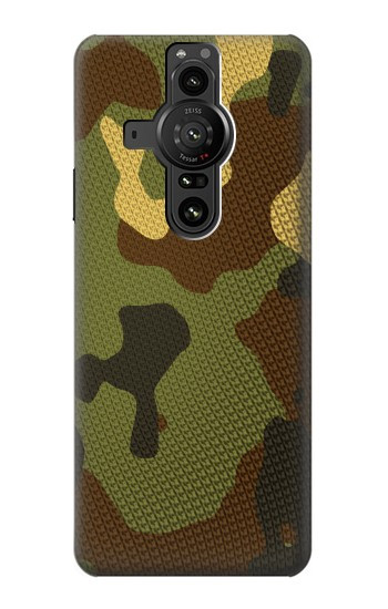S1602 Camo Camouflage Imprimé graphique Etui Coque Housse pour Sony Xperia Pro-I