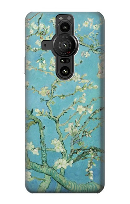 S2692 Vincent Van Gogh Amandier en fleurs Etui Coque Housse pour Sony Xperia Pro-I