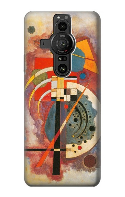 S3337 Wassily Kandinsky Hommage a Grohmann Etui Coque Housse pour Sony Xperia Pro-I