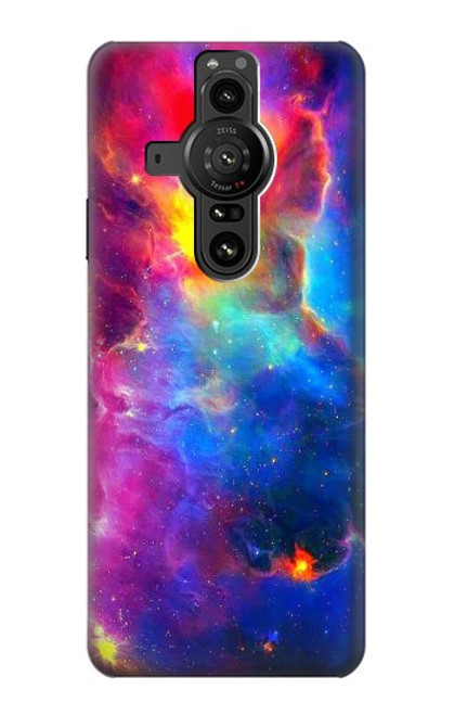 S3371 Ciel de nébuleuse Etui Coque Housse pour Sony Xperia Pro-I