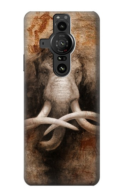 S3427 Mammoth Ancient Art la Grotte Etui Coque Housse pour Sony Xperia Pro-I