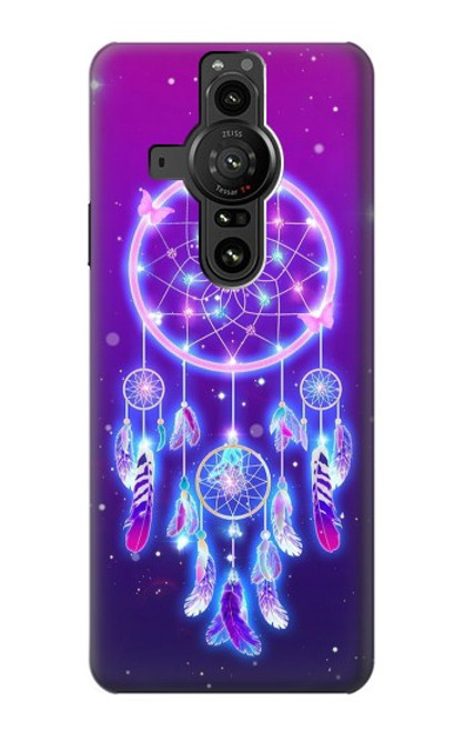 S3484 Dream Catcher mignon Galaxie Etui Coque Housse pour Sony Xperia Pro-I