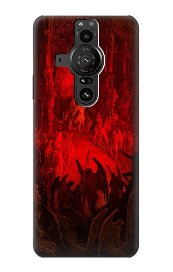 S3583 Paradis perdu Satan Etui Coque Housse pour Sony Xperia Pro-I