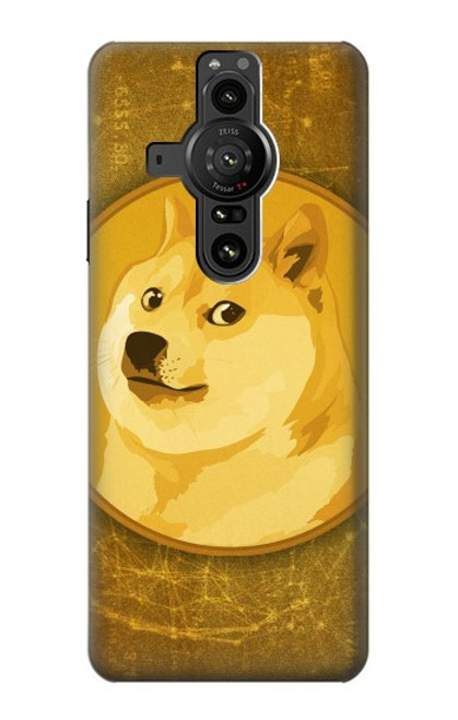 S3826 Dogecoin Shiba Etui Coque Housse pour Sony Xperia Pro-I