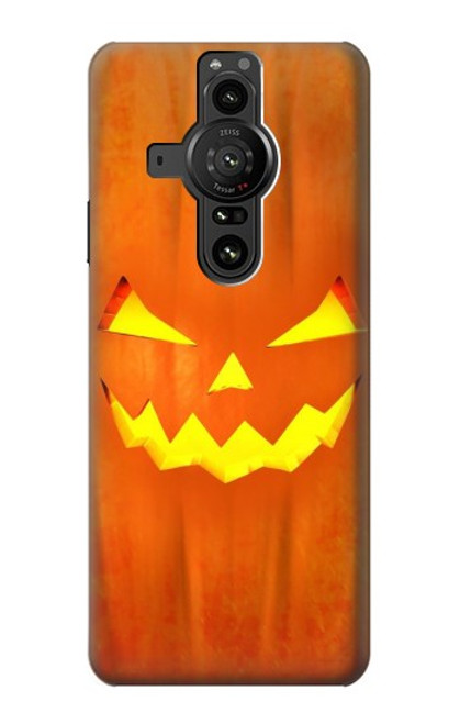 S3828 Citrouille d'Halloween Etui Coque Housse pour Sony Xperia Pro-I