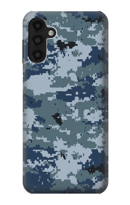 S2346 Marine Camo camouflage graphique Etui Coque Housse pour Samsung Galaxy A13 4G