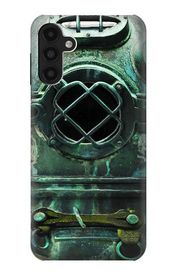 S2632 Antique Mer Profonde Millésime Casque de plongée Etui Coque Housse pour Samsung Galaxy A13 4G