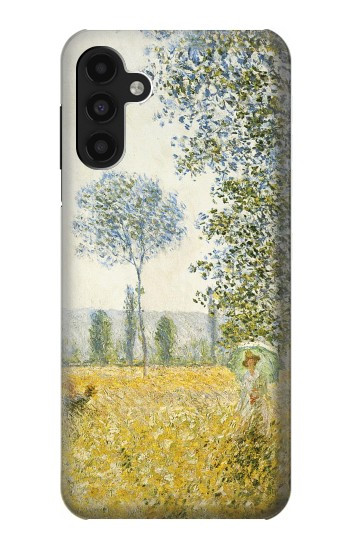 S2682 Claude Monet Champs Au printemps Etui Coque Housse pour Samsung Galaxy A13 4G