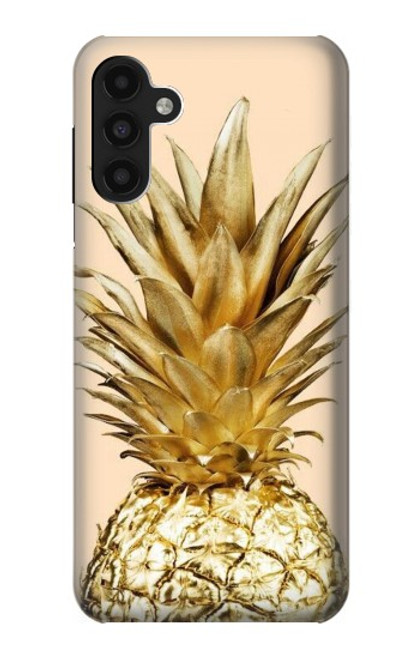 S3490 ananas or Etui Coque Housse pour Samsung Galaxy A13 4G