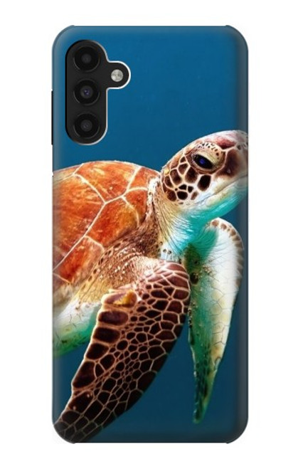 S3497 Vert tortue de mer Etui Coque Housse pour Samsung Galaxy A13 4G