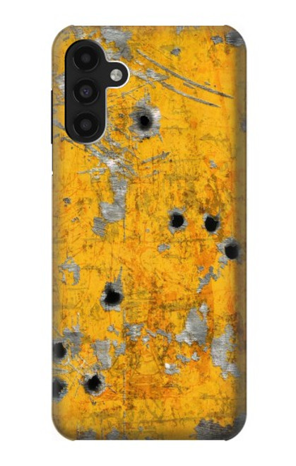 S3528 Bullet Rouille Jaune Métal Etui Coque Housse pour Samsung Galaxy A13 4G